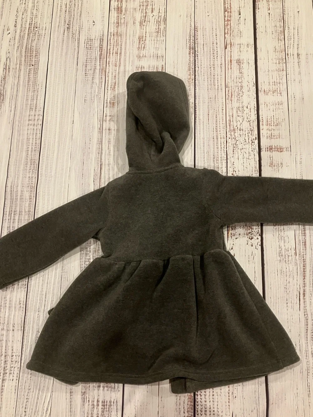 Good Lad Toddler Hooded Toggle Coat in Charcoal Gray